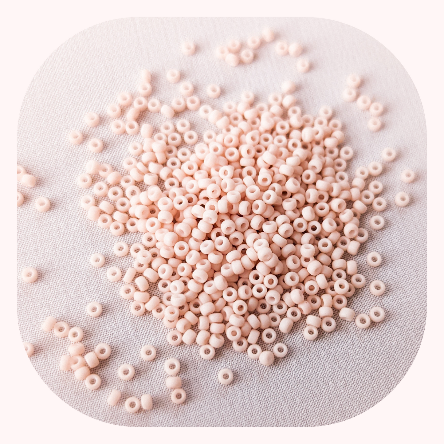 Matte Light Tan - Single - Miyuki Rounds