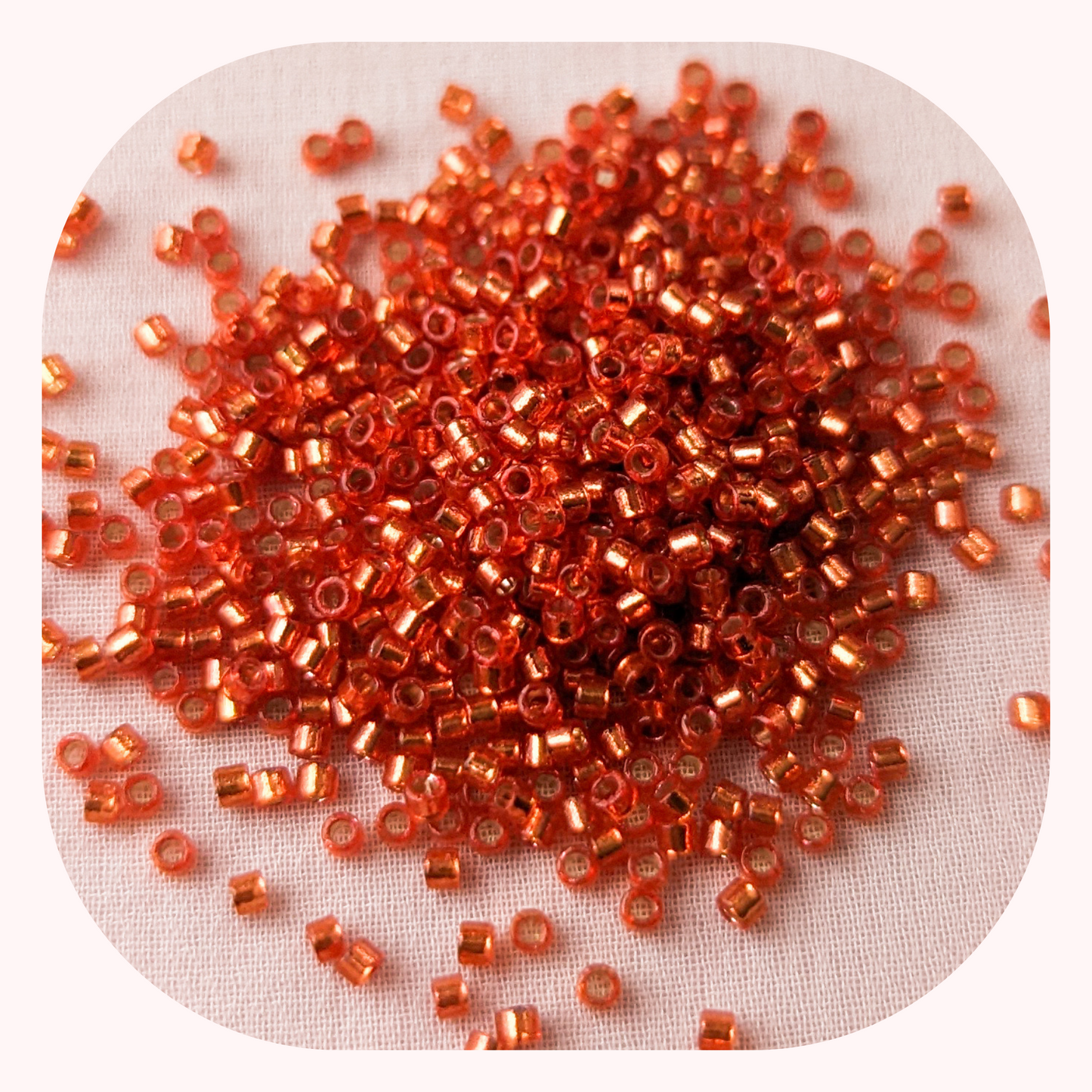 Silver Lined Clementine - Single - Miyuki Delicas