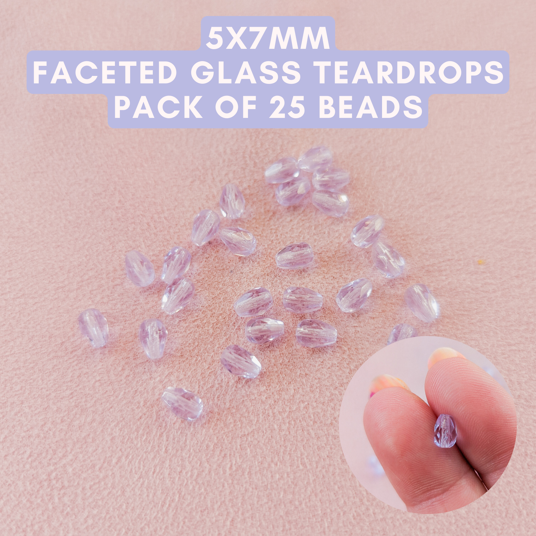 Faceted Vertical Teardrop Beads Czech Glass Firepolish ALEXANDRITE AB 7x5mm  (25pcs)