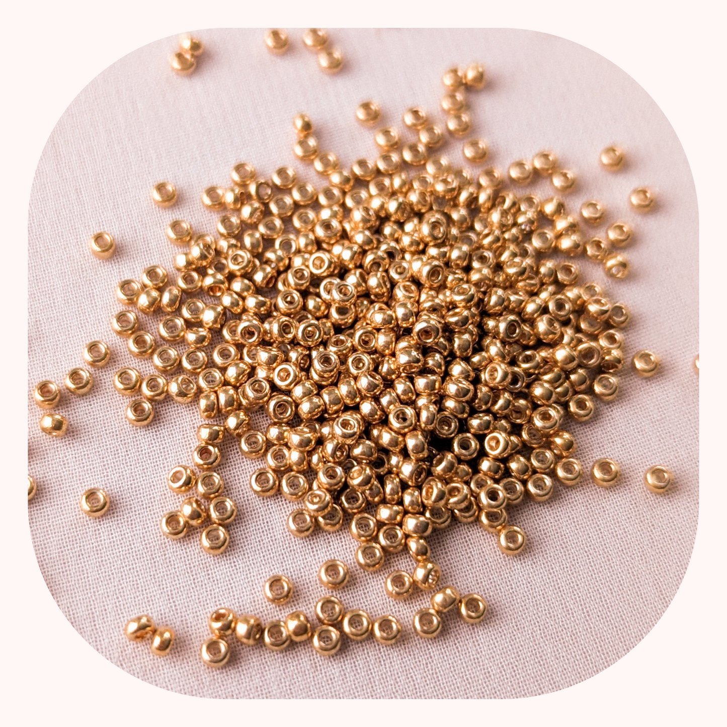 Duracoat Galvanized Yellow Gold - Single - Miyuki Rounds