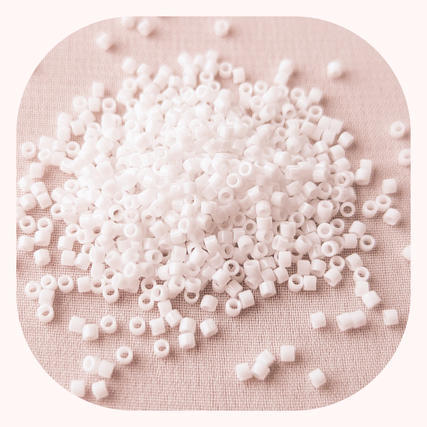 Opaque White Glossy - Single - Miyuki Delicas