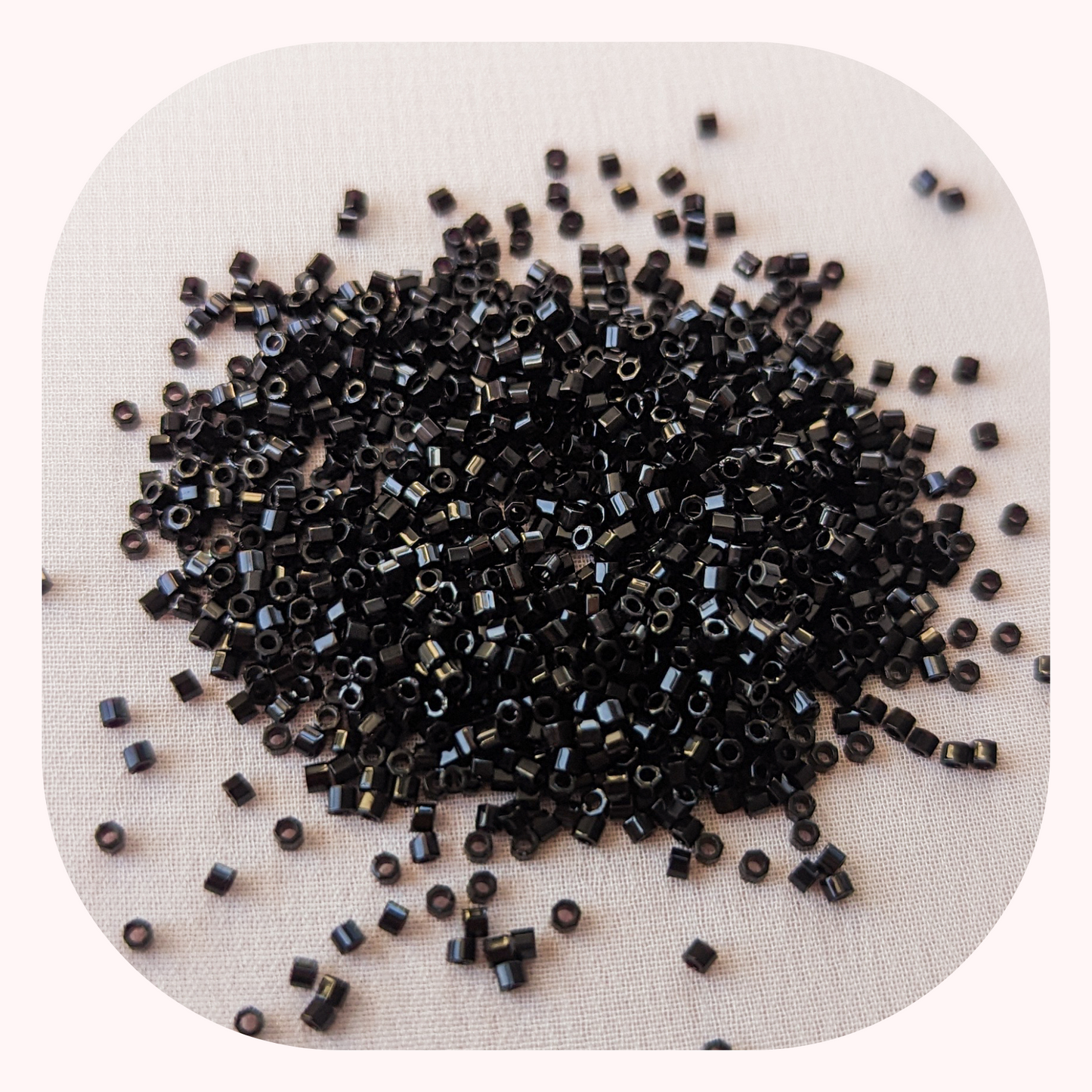 Hex Cut Glossy Black - Single - Miyuki Delicas