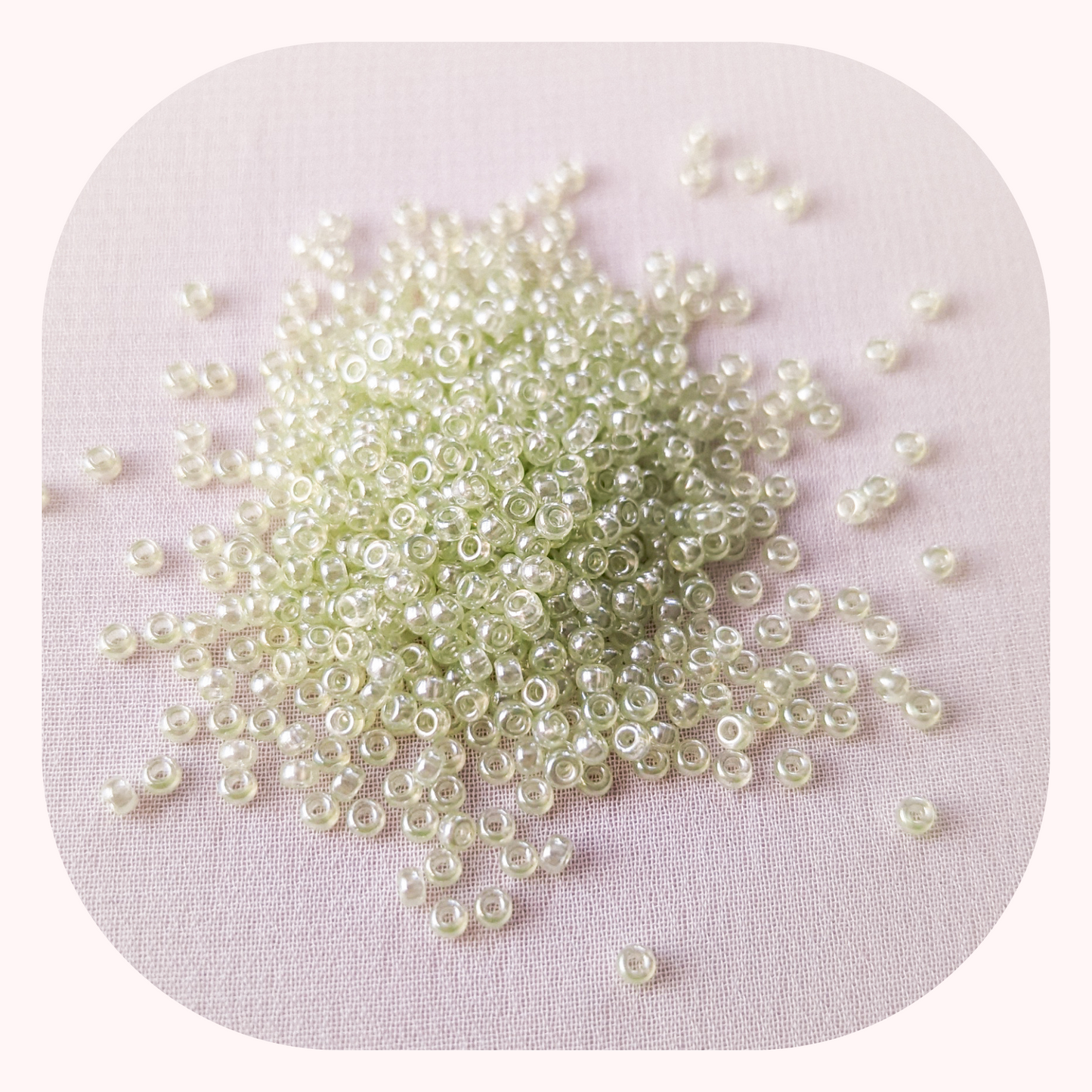 Light Mint Enamel Luster - Single - Miyuki Rounds