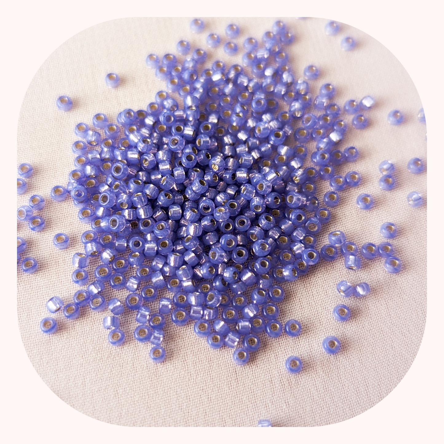 Silver Lined Violet Alabaster - Single - Miyuki Rounds
