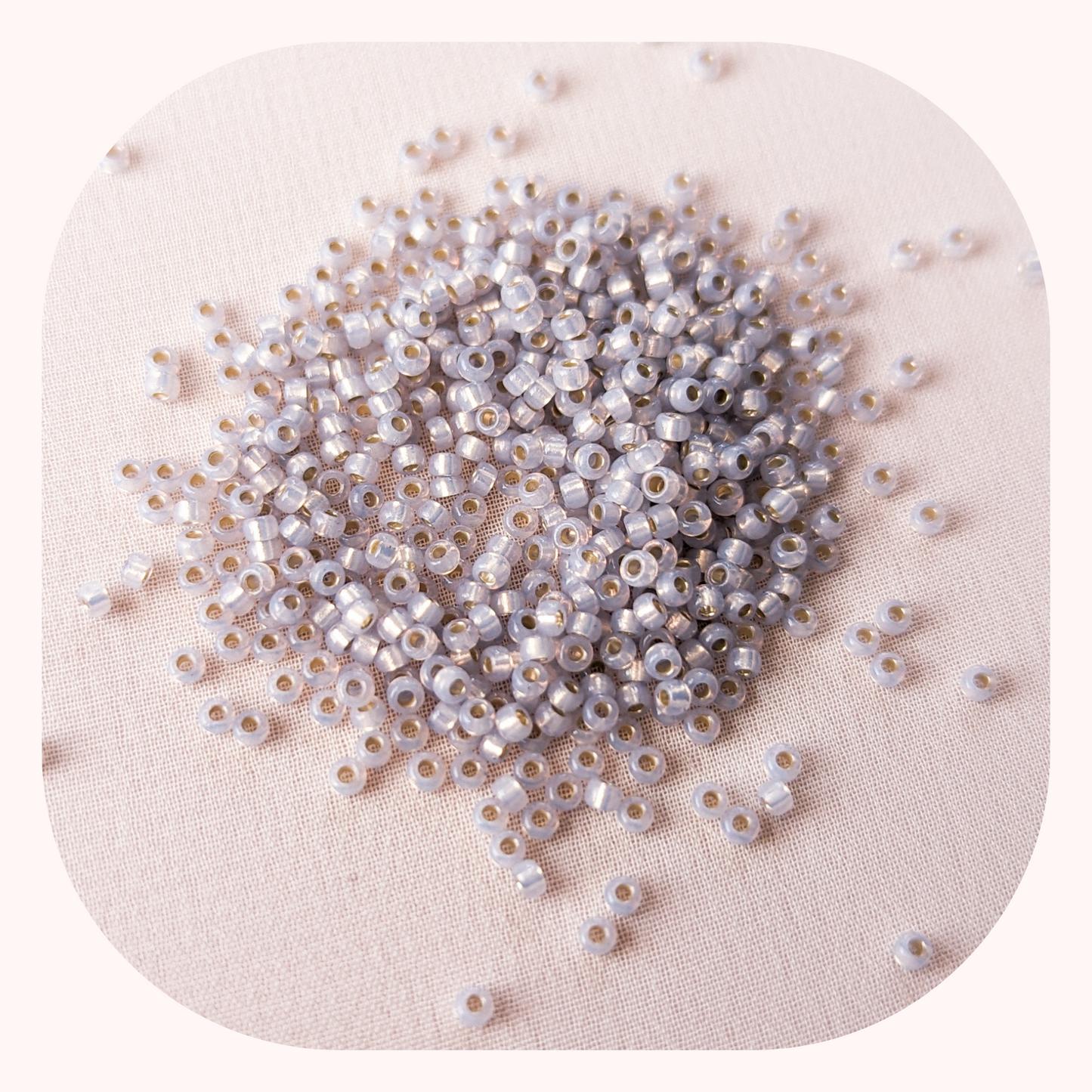 Silver Lined Smokey Opal Alabaster - Single - Miyuki Rounds