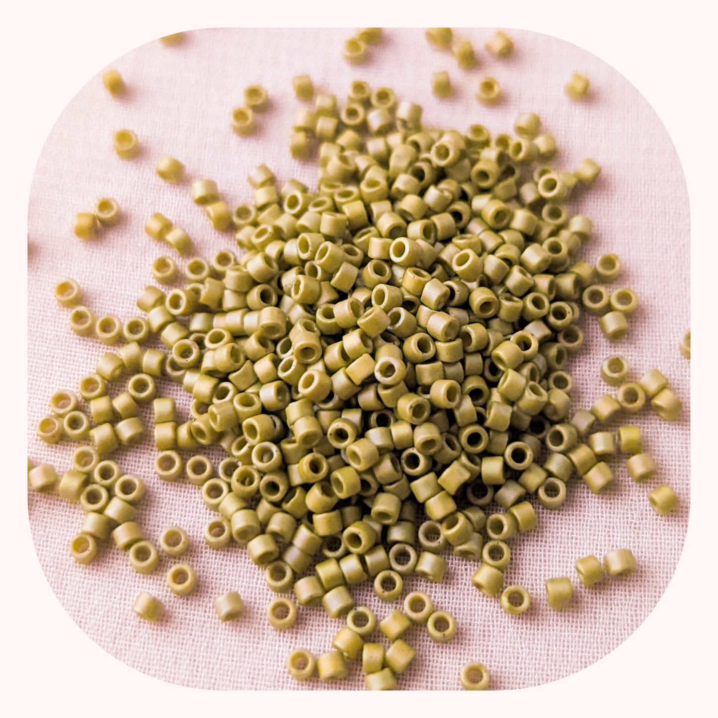 Glazed Leaf Green - Single - Miyuki Delicas