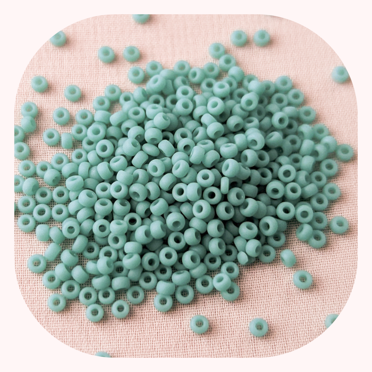 Matte Turquoise - Single - Miyuki Rounds