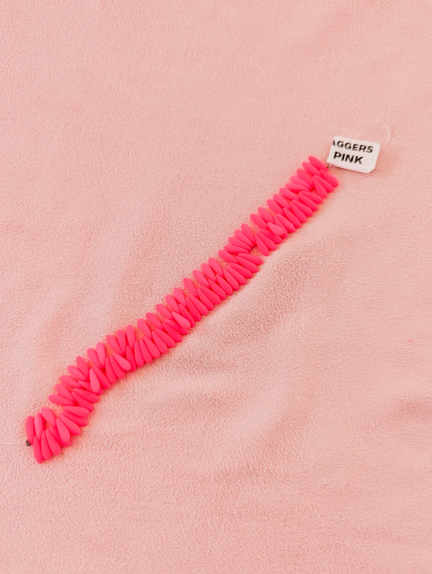 Matte Neon Pink - 3x11mm Mini Daggers