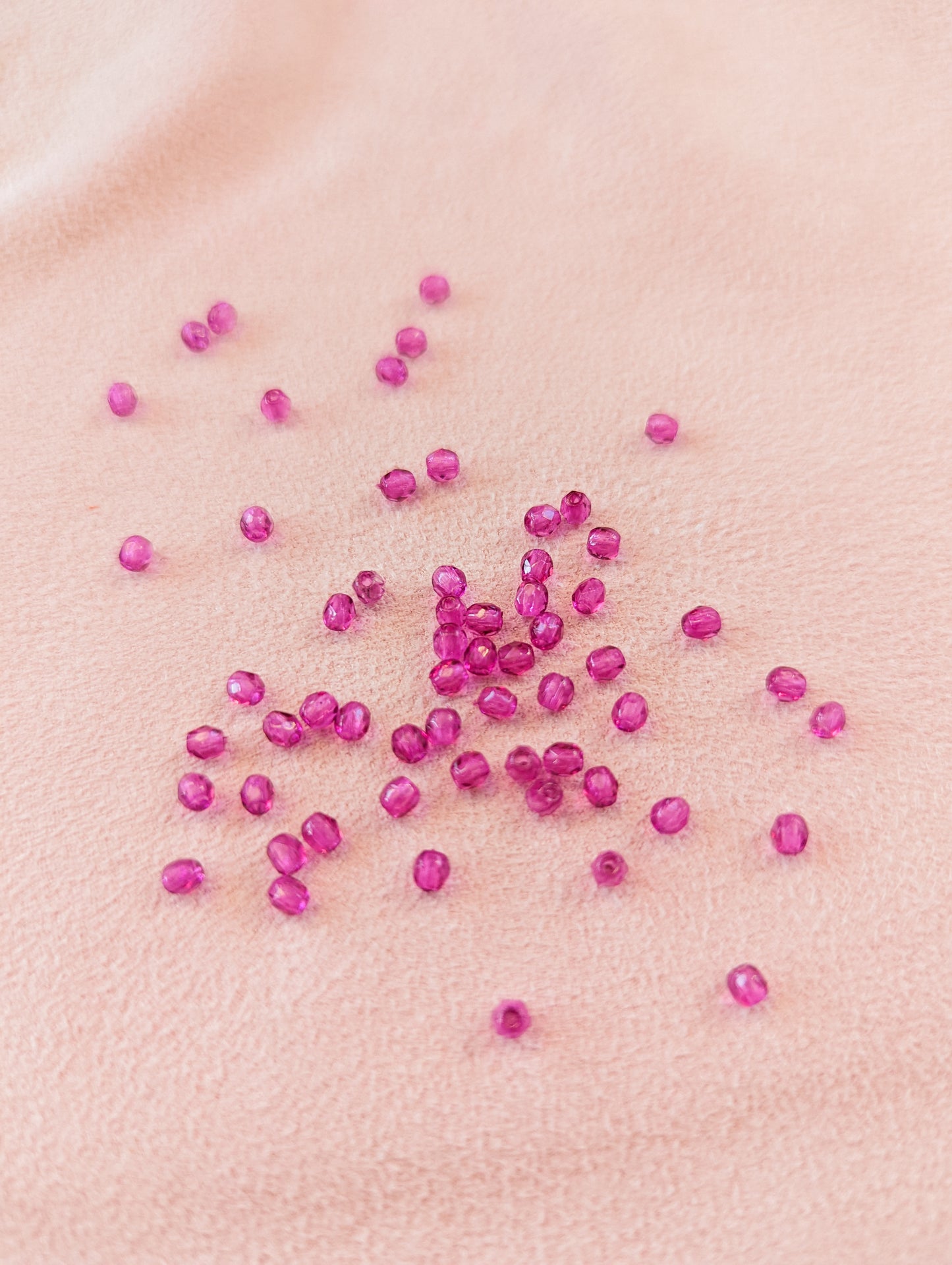 Orchid - 3mm - Pack of 60 - Fire Polish Faceted Crystals