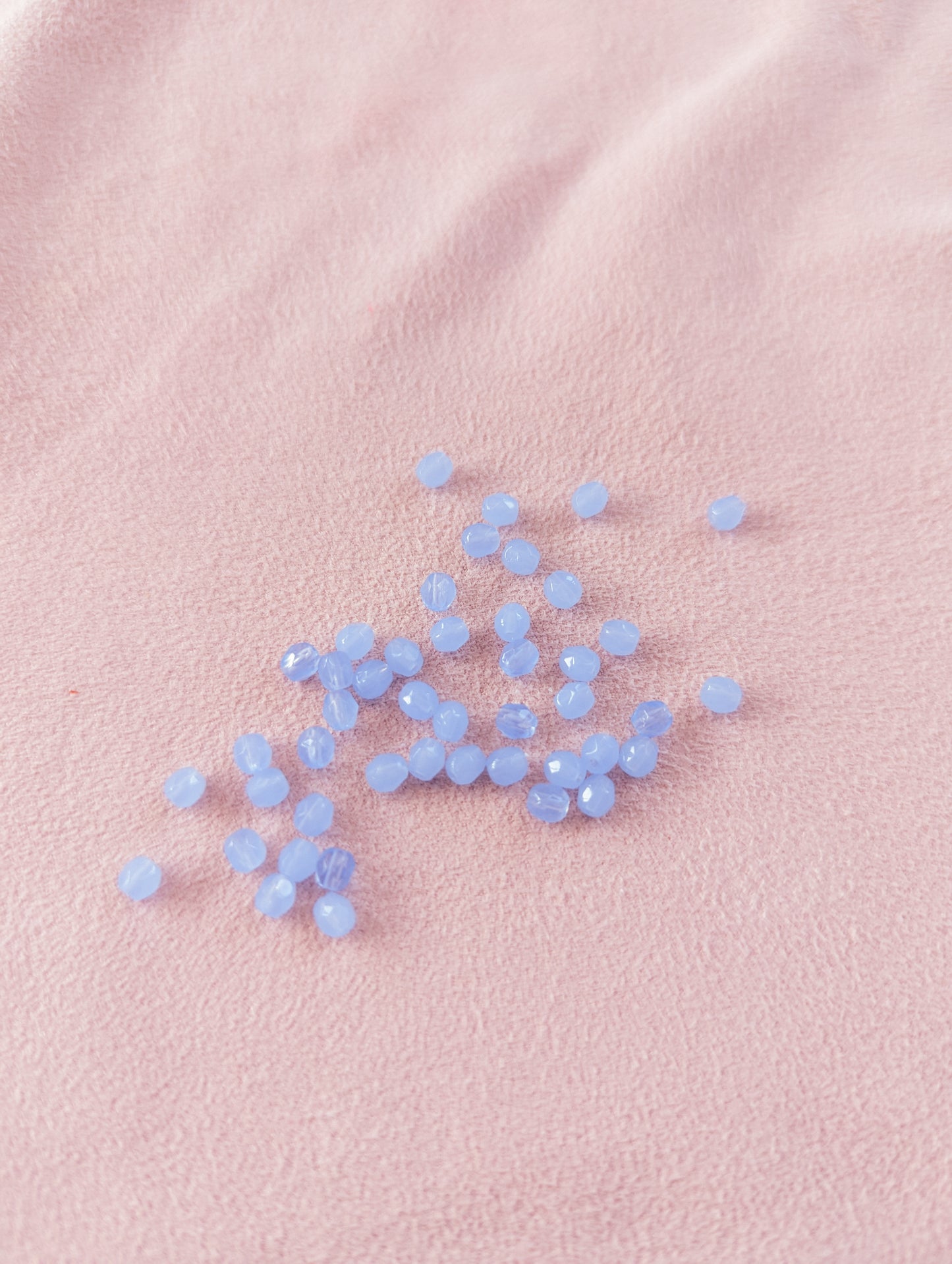 Sky Blue Opal - 4mm - Fire Polish Faceted Crystals