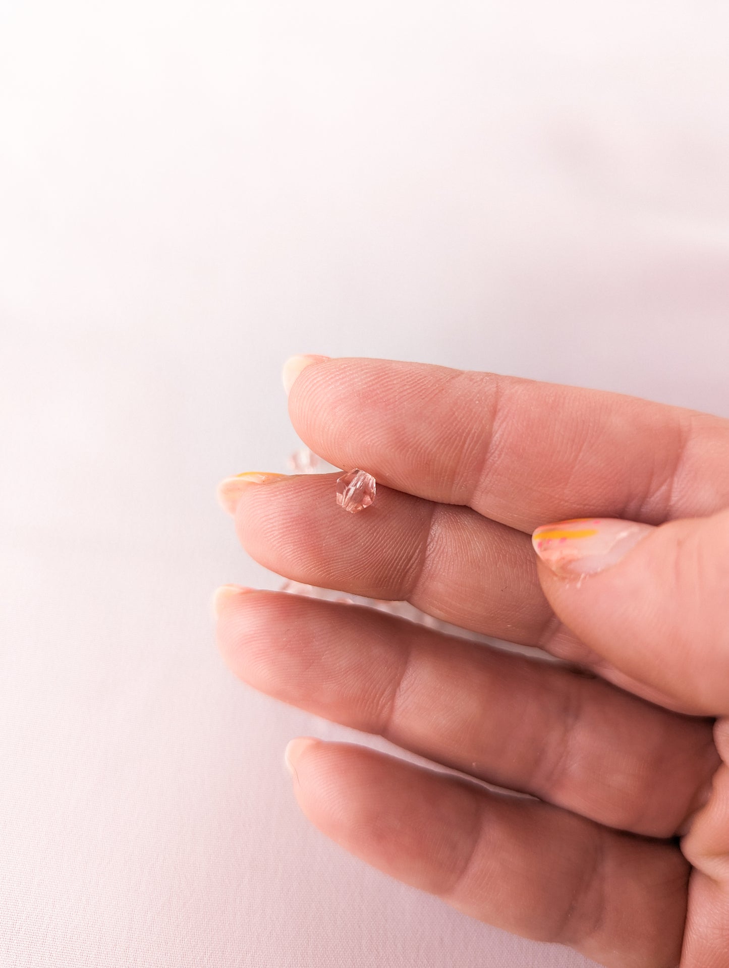 Pink - 6mm Mushrooms - Pack of 30 - Fire Polish Faceted Crystals