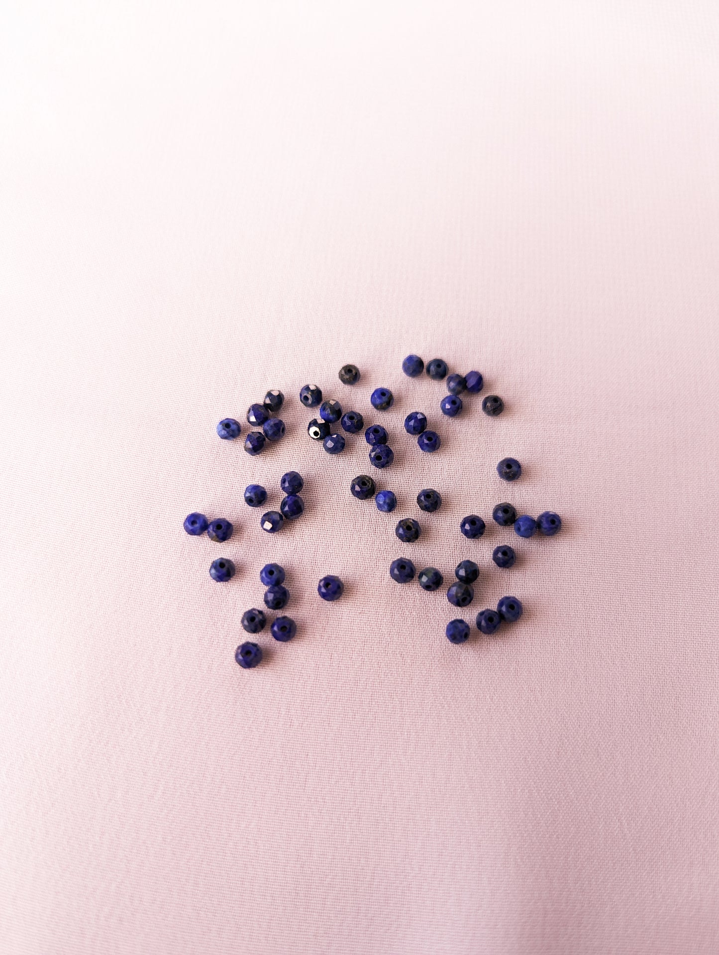 3x2mm Faceted Rondelle - Lapis Lazuli Grade AAA