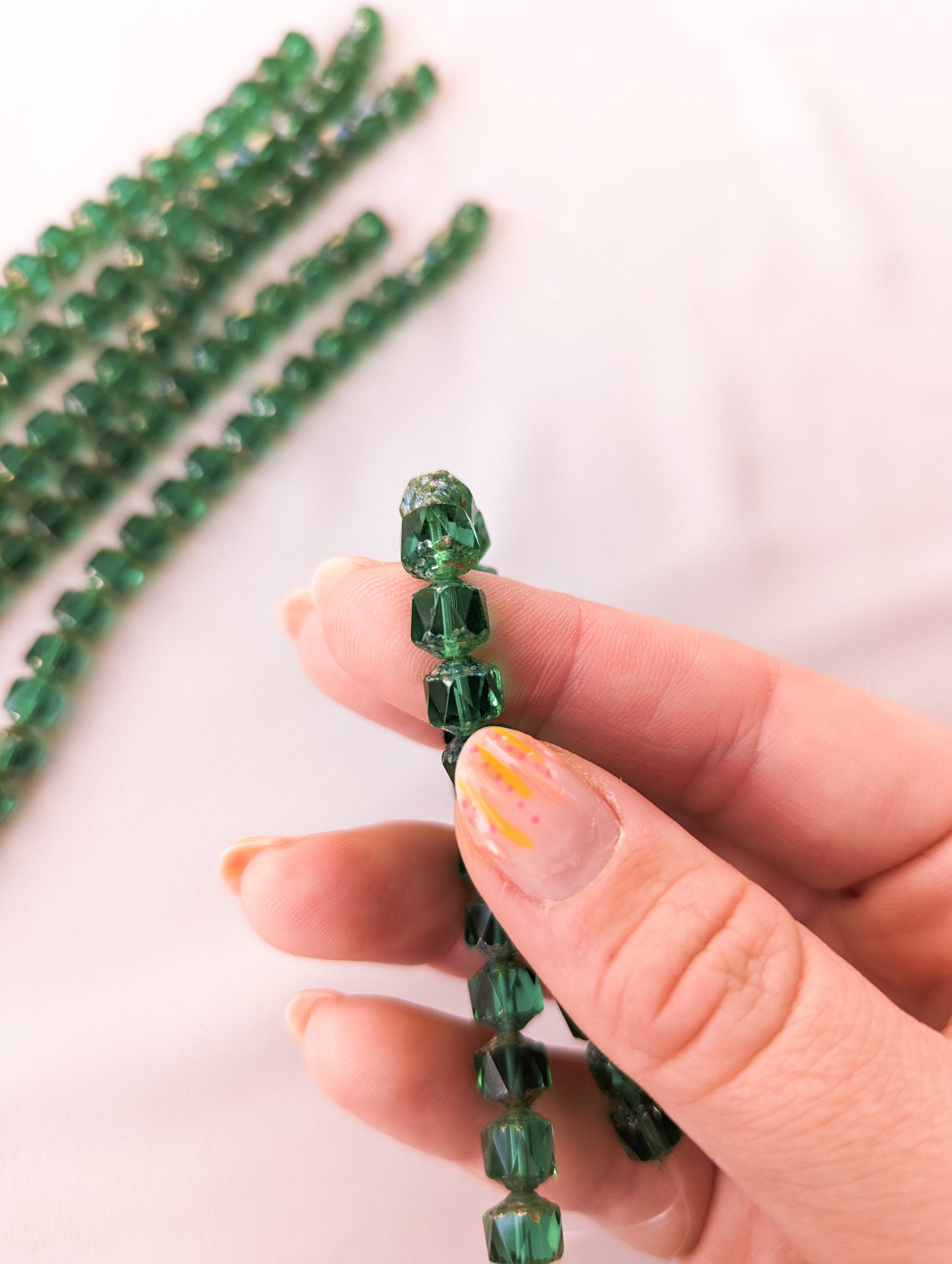 Emerald - Cathedral Crown - 7 inch Strand