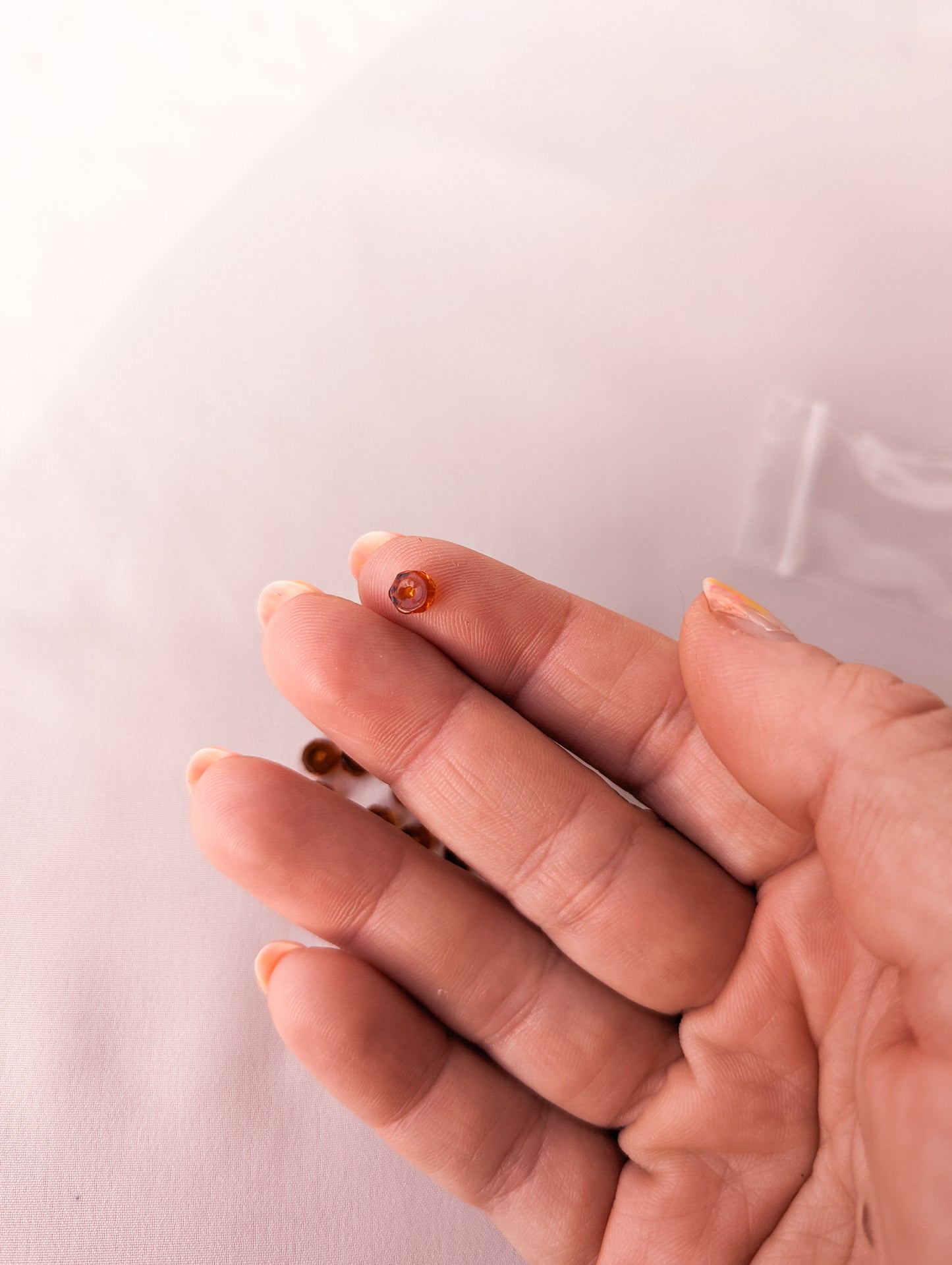 Dark Topaz - 3x6mm - Flat Faceted Rondelle - Pack of 30