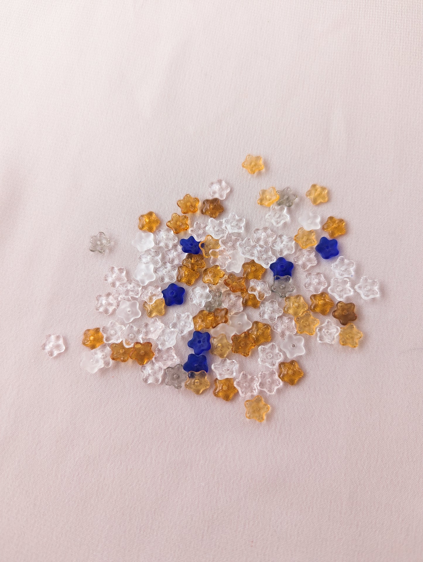 Flowers - Sunny Day Mix - 5mm with Center Hole