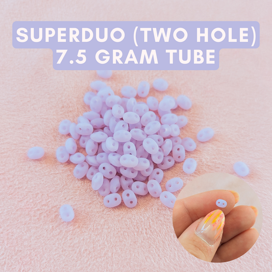 Matte Milky Lavender - SuperDuo - 7.5 gram tube