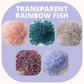 Transparent Rainbow Fish  - Miyuki Rounds