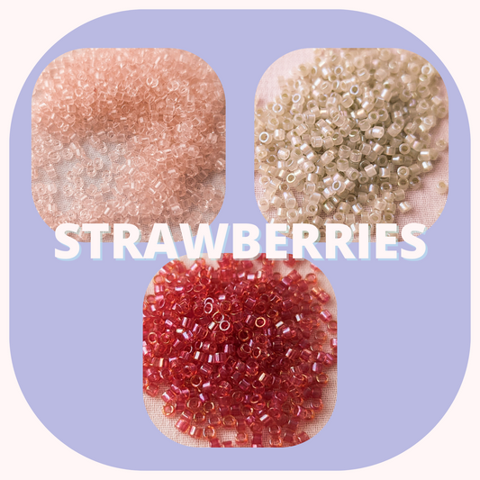 Strawberries - Miyuki Delicas