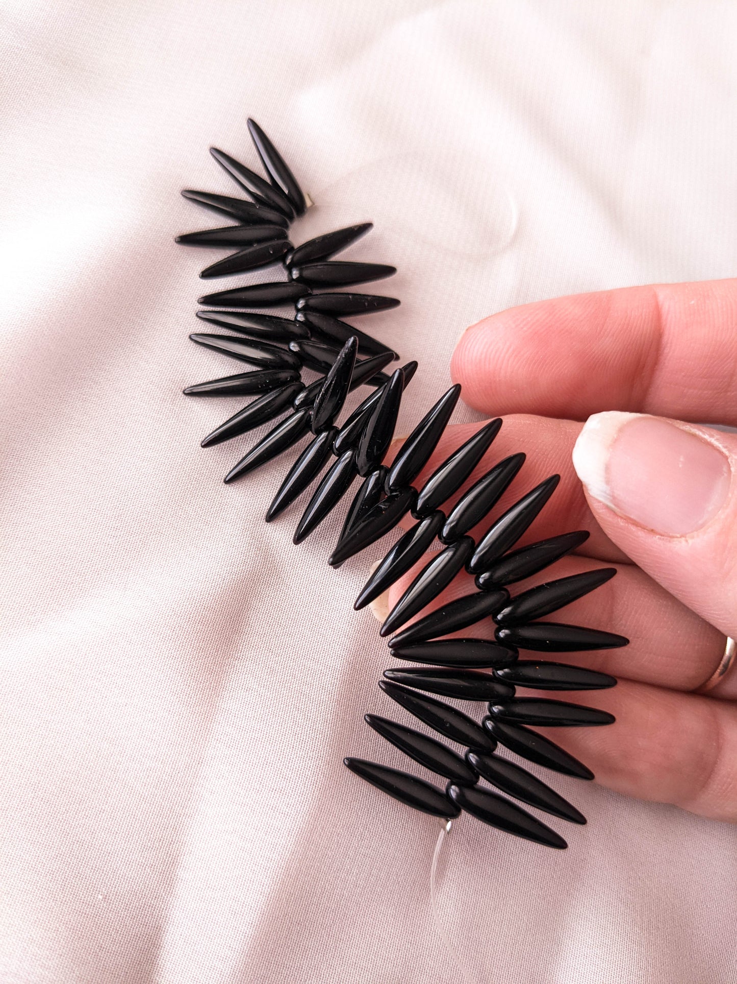 Glossy Black - 5x16mm Thorns