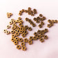Bronze - Daisy Bead - Hollow - 6mm Hematite Grade AAA