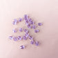 Transparent Dark Alexandrite - Faceted Teardrops - 5x7mm with Vertical Hole