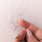 Flowers - Pink - 5mm with Center Hole