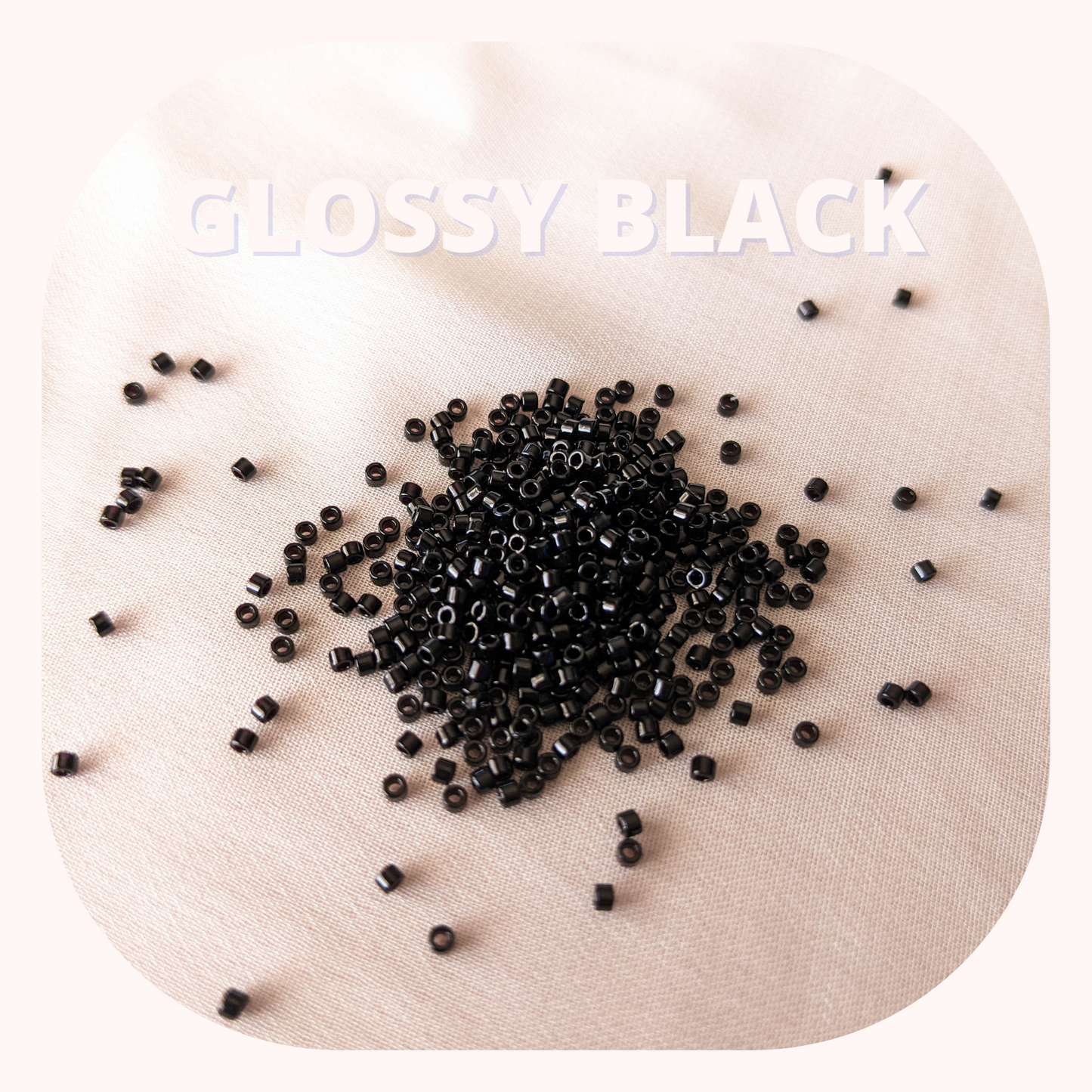 Glossy Black - Single - Miyuki Delicas